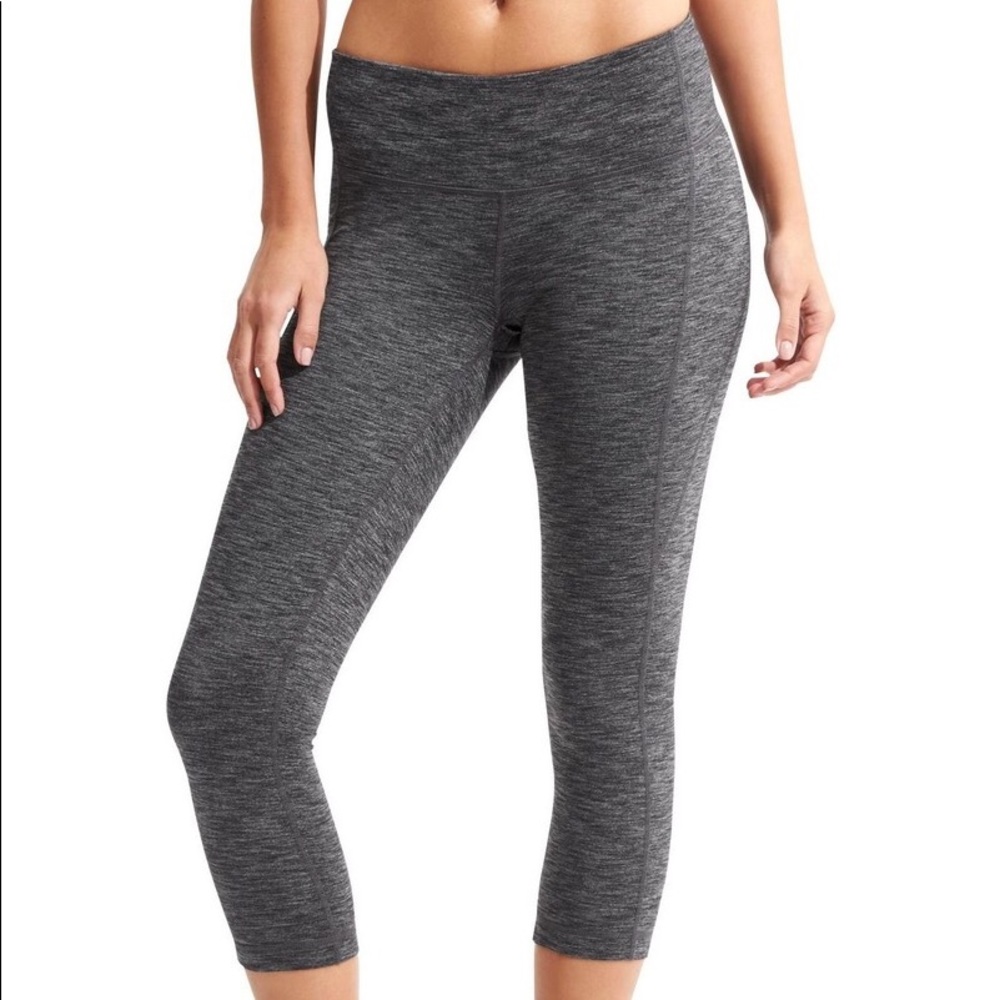 Athleta Relevation Gray Capri Leggings